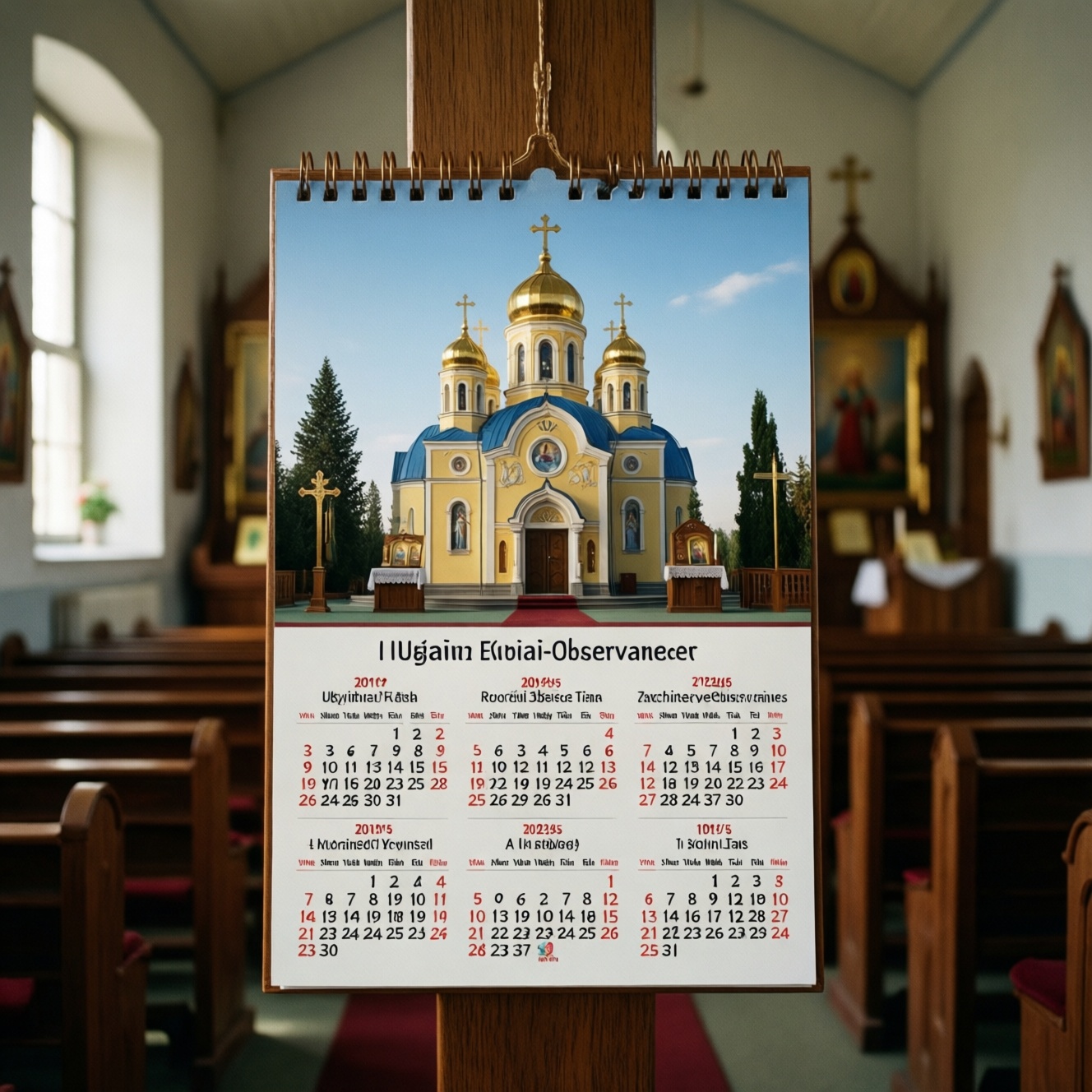 УПЦ представила церковный календарь на 2018 год для верующих